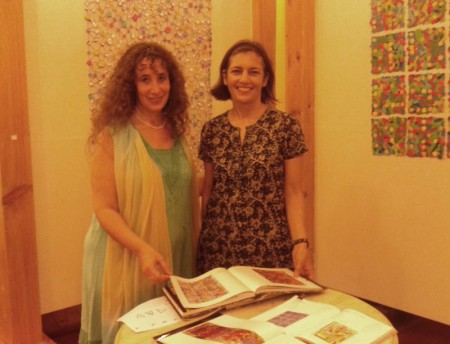 Janis Harper and Ulrike Rodrigues at Gallery Gitanjali in Panjim, Goa